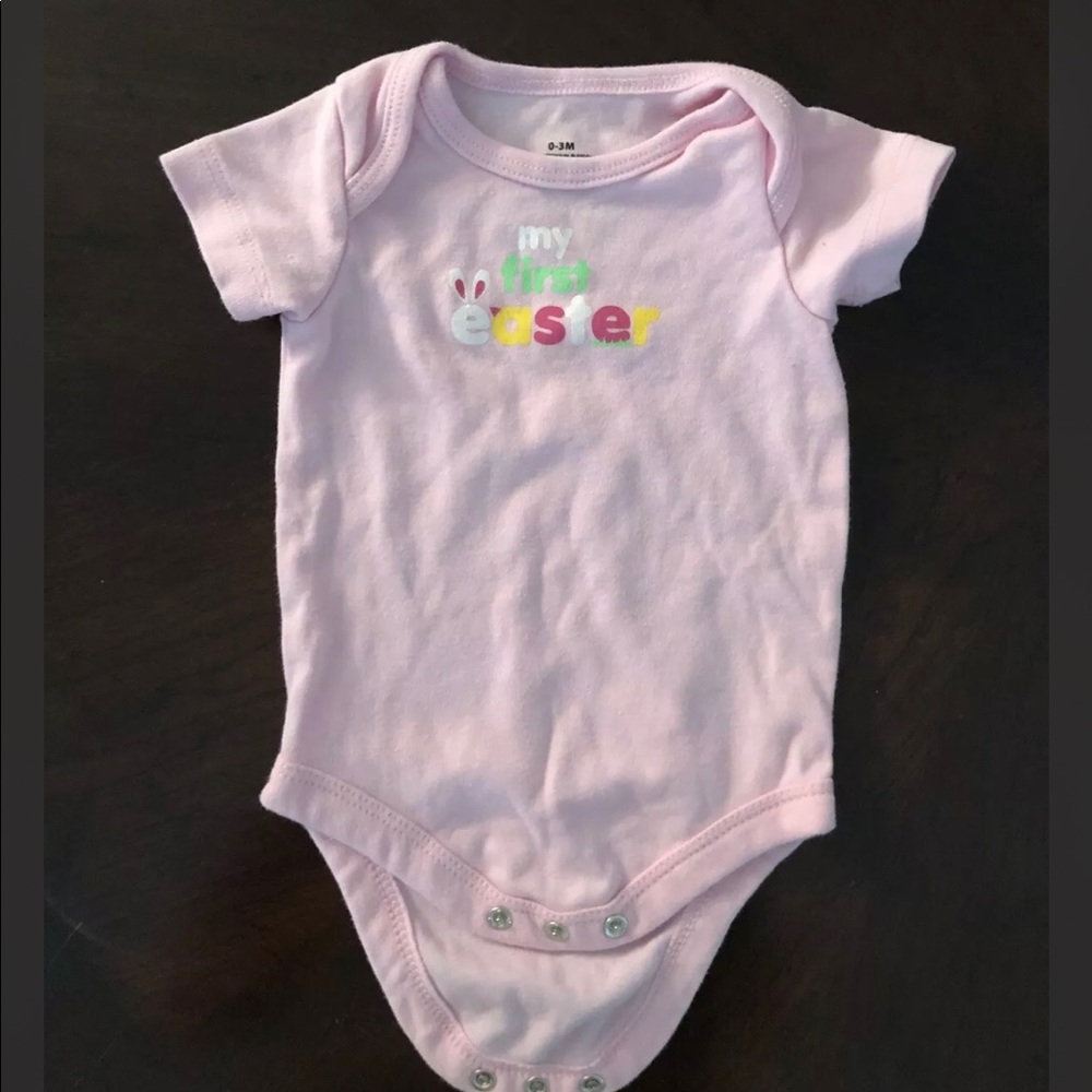 Topsville inc.  "My First Easter" Graphic Bodysuit 0-3 Months